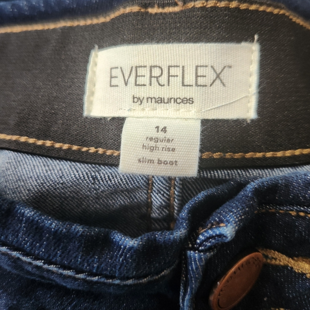 Maurices Everflex Women's Boot Cut Jeans - Blue